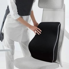 Truck Driver Seat Cushion Memory Foam Lumbar Back Support for Office Chair Car