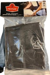 WORK*BACK SUPPORT*PROFLEX BY ERGODYNE*LARGE*34/38*BLACK 1600*NEW IN PACKAGE*