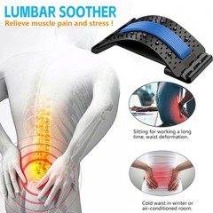 Generic Blue Lumbar Support Board & Back Stretcher for Lower Back Pain Relief
