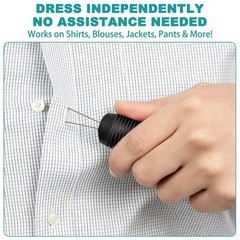 Irtme Button Hook with Zipper Pull – Dressing Helper Assist Tool for Arthritis