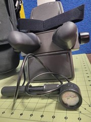 Saunder Cervical Traction Device w/ Pump, Instructions, & Deluxe Carrying Bag