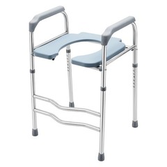25.2-29.13in Raised Toilet Seat Riser w/ Arms For Elderly Handicap Bathroom USA