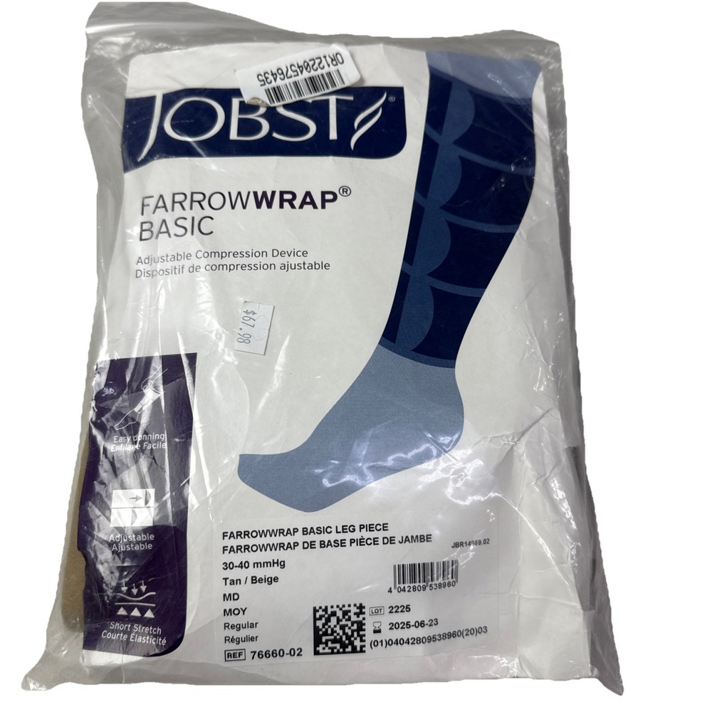 JOBST FarrowWrap Strong Compression Wraps 30-40 mmHg Legpiece Medium Regular 3i