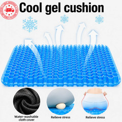 Honeycomb Gel Seat Cushion Cooling Pad for Office Chair Car Pressure Relief