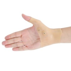 2Pcs Magnetic Therapy Wrist Thumb Support Silicone Gel Arthritis Corrector Glove