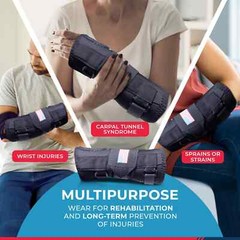 KoolFlex Komfort 10″ Hand & Wrist Orthosis Brace VAWC33 Sizes Small-3X