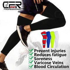 Knee Support Compression Full Leg Sleeve Brace Sport Joint Pain Relief Arthritis