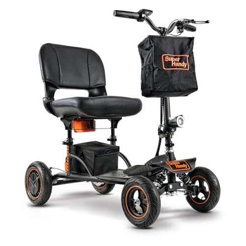 SuperHandy Explorer Mobility Scooter 4-Wheel 500W Brushless Motor 48V Battery