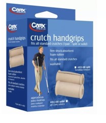 CAREX CRUTCH HANDGRIPS STANDARD CRUTCHES 2 GRIPS A95400