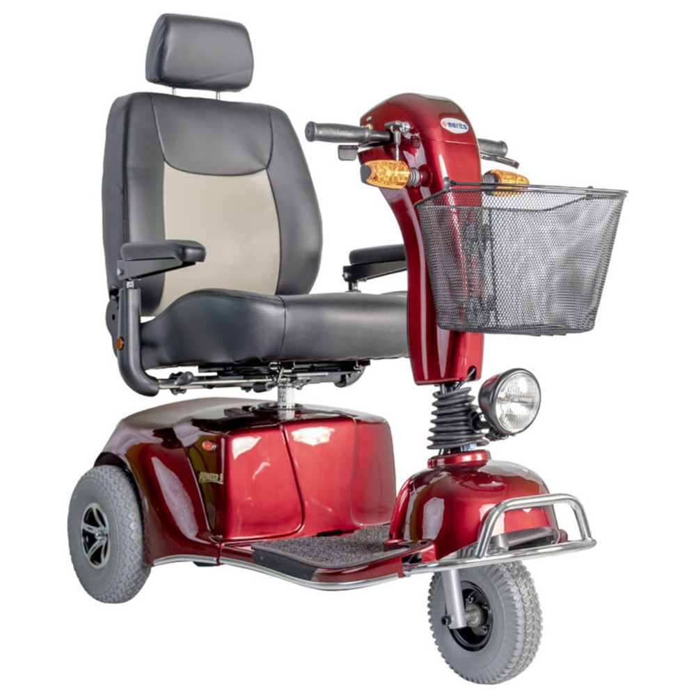 Electric Power Scooter Heavy Duty 500 lb Cap Suspension 32 Mile 6 mph Pioneer 9