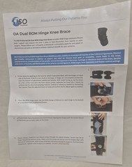 ISO Preferred OA Dual ROM Hinge Knee Brace ISO-KN209 (for Right or Left)