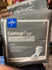 Contour Plus Bladder Control Pads Maximum Absorbency, Case Included