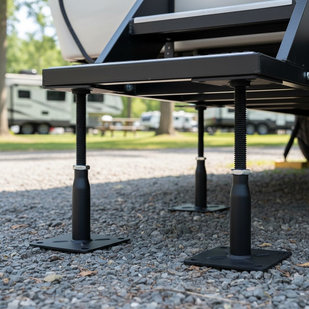 Robust Adjustable Support Jack for Decks and Floors – 4400lb Capacity