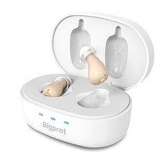 OTC Hearing Aids for Seniors, Nearly Invisible Rechargeable Hearing Aids, 100 HR