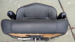 Pride Maxima seat, 500 lbs, has damage see photos, wood bottom in good condition