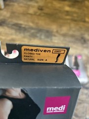 MEDI Sheer & Soft Pantyhose 8-15mmHg (Natural) Size: A
