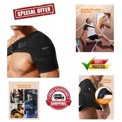 Komoko Shoulder Brace, Rotator Cuff Support Brace and Arm Sling for Pain Reli…