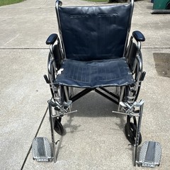 Medline Excel Extra Wide Manual Wheelchair, Foldable, 500 lb, MDS806850