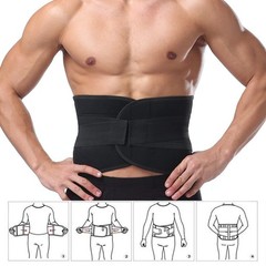 Adjustable Lumbar Back Brace-Pain Relief for Lower Back, Herniated Disc, Scolios