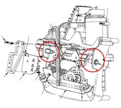 Bruno stairlift SRE- 3000 / 3050 Limit Safety Switches assembly