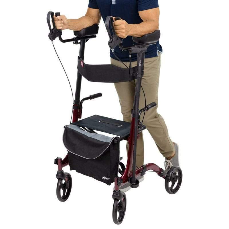 Vive Lightweight Upright Walker. Mobility Aids Upwalker Low Cost! W/✅Warranty