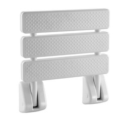 Uimoso Foldable Shower Seat Wall Mounted Folding PP Shower Bench 220LBS Loading