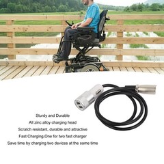 1 PCS Wheelchair Charger 1 for 2 Universal USB Mobility Scooter Fast Charger