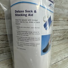 Deluxe Flexible Sock & Stocking Aid SP Ableware 738520000 NEW