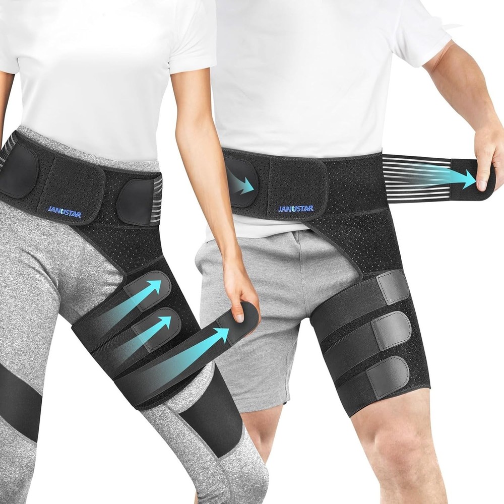 Breathable Hip Compression Sleeve – Eco-Friendly, Odor-Resistant Pain Relief