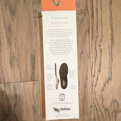 Aetrex L420 Orthotic Insoles Anti-Microbial Women’s 5 (Flat & Low arch)