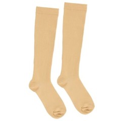 Womens Mens Compression Socks Stockings Knee High Medical Solid S/M L/XL 2XL