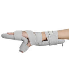 2Pc Adjustable Resting Hand Splint Stroke Hand Splint for Sprain Finger Training