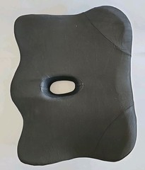 Memory Foam Seat Cushion – Reduce Strain & Lumbar Discomforts 16.5X14.6X2.8 in