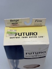 Futuro Beyond Support Firm Compression Pantyhose Small Beige 20-30 mmHg NOS