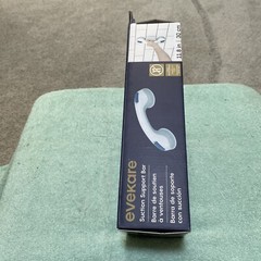 Evekare Suction Support Bar 11.8″ Length Plastic White SET Of 2 Brand New