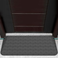 1″ 4″ Rise Height Heavy-Duty Rubber Threshold Ramps Cuttable Entrance Doorway