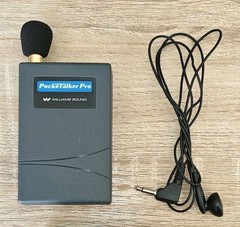 Williams Sound PockeTalker Pro Recording Hearing Aid Microphone w/ Clean Earbud