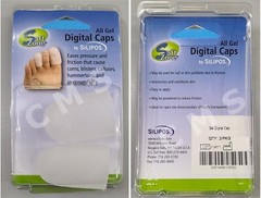 SILIPOS Softzone All Gel Digital Caps For Fingers Toes 2/PACK S/M or L/XL USA