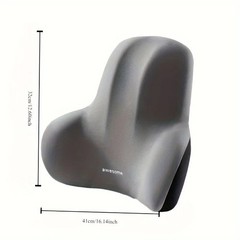 2-in-1 Memory Foam Seat & Lumbar Cushion: Back Pain Relief Gift for Office