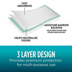 Assurance Unisex Premium Quilted, Underpad, Maximum Absorbency XL (30 Count)