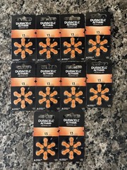 NEW 10 Pack Duracell Size 13 Activair Hearing Aid Batteries Exp 4/2029