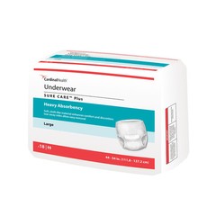 Covidien Sure Care 1605 Adult Disposable Pull On Up Underwear Diapers S/M 80 Ct