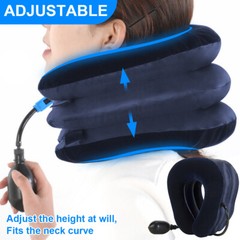 🔥🔥🔥Cervical Neck Traction Device Inflatable & Adjustable Neck Stretcher Neck