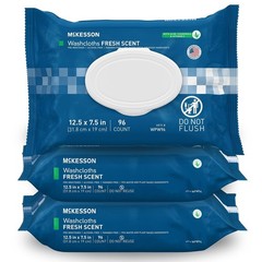 288 Gentle pH Balanced Washcloth Wipes – No-Rinse Formula for All Skin Types