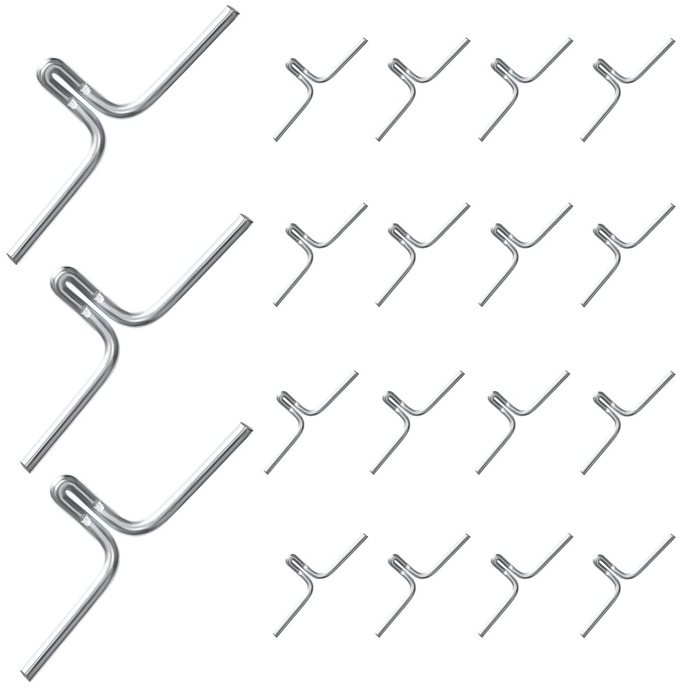 Gisafai 100 Piece Lawn Chair Webbing Clips – 8.2D x 5.1W x 0.6H in, Silver