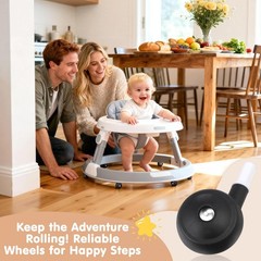 4pcs Baby Walker Replacement Wheels Walker Wheels Accessories Plastic Casters…