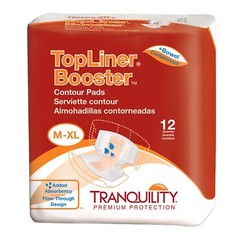 Tranquility Topliner Booster Pad 13-1/2 X 21-1/2 Inch Contoured 3096 120 Ct