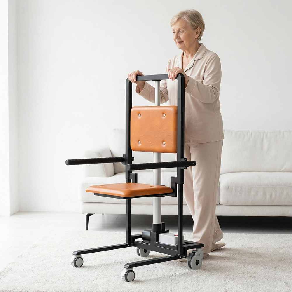Electric Floor Lift for Elderly – 450 LBS Capacity, Indoor/Outdoor Use