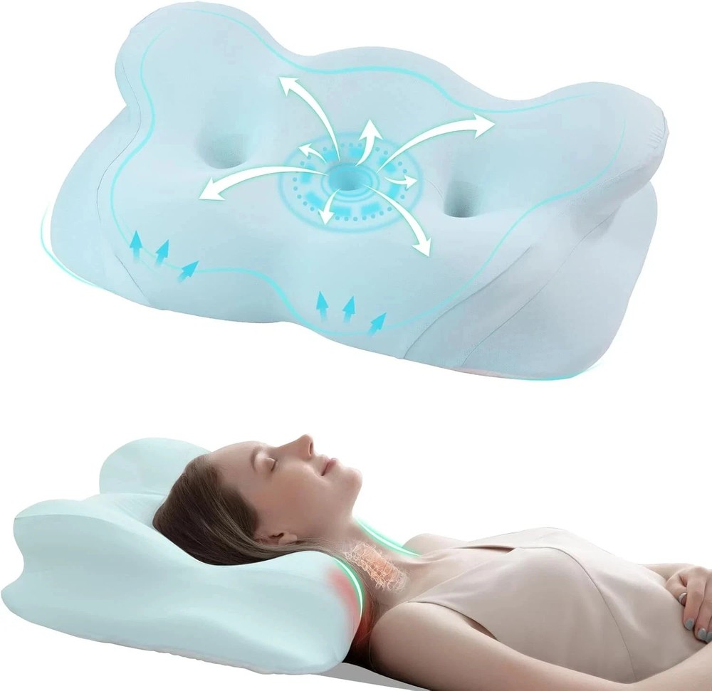 Almohada cervical – Almohadas de espuma viscoelástica para aliviar el dolor