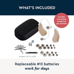 Lucid Hearing Engage Premium OTC Hearing Aids 10076 Bluetooth App-Controlled